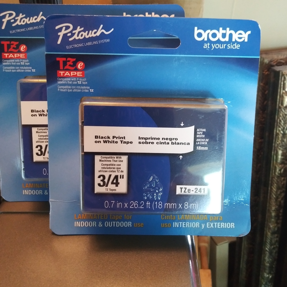 Brother TZ table label tape